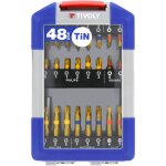 Coffret d'embouts de vissage tin 48 pi�ces ? 47 embouts de vissage + 1 porte - embout magn�tique ? attache ...