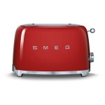 Smeg - grille - pain 2 fentes 950w rouge tsf01rdeu