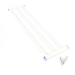 Toboli extension pour barri�re de s�curit� blanche 20cm rallonge de grille de protection enfichable protection ...