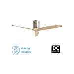 Fabrilamp - todolampara - ventilateur de moteur de plafond dc modèle aguilon nickel, 3 pales haya, 5 ... Fabrilamp - todolampara - ventilateur de moteur de plafond dc modèle aguilon nickel, 3 pales haya, 5 ...