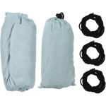 Toile d'ombrage triangulaire ext�rieure - voile anti - uv imperm�able grise pour terrasse