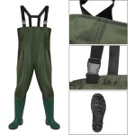 Tolletour pantalon d'échassier pantalon de pêcheur 44 / 45 pantalon d'étang avec bottes pvc caoutchouc. ... Tolletour pantalon d'échassier pantalon de pêcheur 44 / 45 pantalon d'étang avec bottes pvc caoutchouc. ...