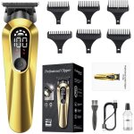 Tondeuse � cheveux professionnelle pour hommes, kit de coupe de cheveux avec �cran lcd, tondeuse et kit ...