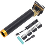 Tondeuse � cheveux sans fil professionnelle, lame t en alliage d'aluminium, rechargeable, coupe noire ...