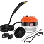 Tonysa - nettoyeur vapeur 1500w, nettoyeur vapeur � main, avec 3 t�tes de brosse r�glables sur 6 niveaux, ...