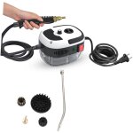 Tonysa nettoyeur vapeur portatif, nettoyeur vapeur haute temp�rature multi - usages avec 3 t�tes de brosse, ...