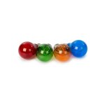 Hq - power ensemble de 4 ampoules led en verre color� avec douille e27, lampes multicolores pour une ...