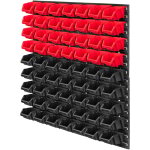 Toolboard atelier mur 78x78cm 63pcs plateaux de garage conteneurs - kadax