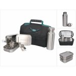 Toolbrothers kit djeuner avec sac isotherme makita + toolbrothers fan bote  pain en inox 1340 ml + ...