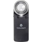 1303080 loupe  main avec clairage led grossissement: 15 x lentille: () 20 mm - toolcraft