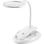 To - 6378552 lampe loupe led avec pince de table 60 lm grossissement=1. 75 x, 3 x 110 mm classe d'efficacit ...