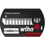 Wiha coffret d'embouts flipselector standard 25 mm torx tamper resistant 13 pcs, 1 / 4' c6, 3 (39037) ...