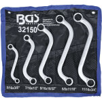 Top promo jeu de 5 cles polygonales cotes pouces forme s de 3 / 8 � 3 / 4