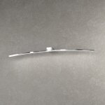 Top - light - applique toplight curved avec led int�gr�e, structure en m�tal chrom�, design moderne 90x7x16cm ...