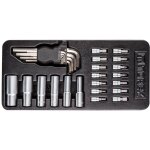 Topex - coffret de 29 embouts, douilles et cl�s allen - parfait pour la maison et l'atelier