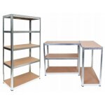 Regio - rayonnage industriel en mtal - 90x30x180 - 5 tagres - rayonnage de stockage