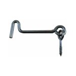 Crochet de contrevent - �6x160 zingue blanc