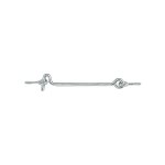 Crochets de contrevent acier zingué dimensions 4 x 60 mm pour fermeture de volet battant boîte de 10 ... Crochets de contrevent acier zingué dimensions 4 x 60 mm pour fermeture de volet battant boîte de 10 ...