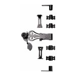 Accessoires d'espagnolette noir - � crochets droits - provence torbel industrie