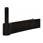 Torbel - gond  sceller industrie - h. 130 - l. 35 mm - axe diamtre 16 mm - lame double - epoxy noir ...