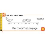 Kit ferrure queue de carpe 4 pices noir pour volet double 1538c24 torbel