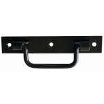 Poigne sur platine faon st - tienne bouts carrs 140 x 25 mm