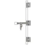 Sachet d'accessoires pour espagnolette plate inox 316 brossé 3 lacets Sachet d'accessoires pour espagnolette plate inox 316 brossé 3 lacets