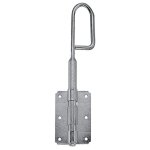 Verrou vertical baonnette  visser finition acier zingu  18 x longueur 600 mm torbel