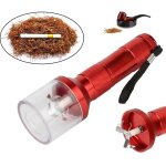 Torche forme herbe hachoir broyeur m�tal tabac broyeur moulins manivelle feuille �pice muller machine ...