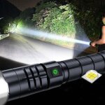 Torche led ultra puissante 10000 lumens: une torche militaire tactique incontournable avec recharge usb, ...