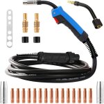 Torche de soudage mig / mag mb15 ak, flexible de 4 m�tres, gaz de protection, raccord central europ�en, ...