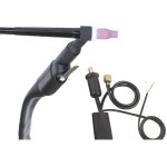 Torche tig sr17l gys lamelle) - refroidissement air - 4 m - connexion 35 / 50 + fiche 3pts (type din) ...