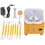 Tour de potier �lectrique, machine � poter avec plateau 10 cm, coque abs, vitesse r�glable pour modelage ...