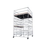 Matis�re - tour roulante acier plateau 3. 00x3. 00m - hauteur max. travail 4. 30m - 8590020