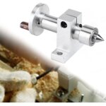 Tournant centre centre de rotation accessoire pour machine de tour mini roulement � billes avec 2 cl�s ...