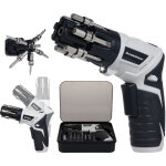 Tournevis 3. 6v usb lithium - 2. 5 nm - �clairage led - c�ble usb - c - livr� en coffret avec 6 embouts ...