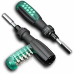 Tournevis � cliquet avec embout magn�tique, 10 en 1, petite poche, vert, 1 pi�ce, de debuns