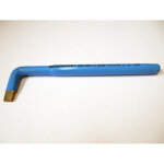 Tournevis plat coud� 90� 7x1x150mm isol� 1000v lame acier manche bleu atex ii gaz - ret - 3 derancourt ...