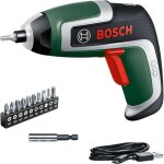 Tournevis sans fil bosch ixo 7 3 6 v 1x2 0 ah accu. avec 11 accessoires