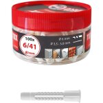 Tox - cheville universelle deco 6x41 mm en bote ronde