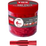 Tox - cheville universelle tri 6x51 mm en bote ronde