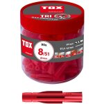 Tox - cheville universelle tri 8x51 mm en bote ronde