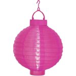 Star trading lampion solaire festival, rose, led, capteur cr�pusculaire, solaire, blanc