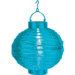 Trading lampion solaire led 'festival', capteur crpusculaire, extrieur, 22cm, bleu - star