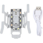 Train d'atterrissage pliable pour drone mini 3, avec �clairage led rechargeable 100mah et pieds extensibles ...