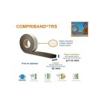 Compriband �, joint de mousse impr�gn�e, rouleau de 5m60, larg15 / 4 - 11mm tramico