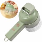 Vurahome - trancheuse � l�gumes 4 en 1 ensemble de hachoir �lectrique portable aliment� par usb ensemble ...