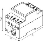 Cdvi - alimentation lectrique pour contrle d'accs ca1r - tension de sortie : 24 v - intensit : 2 ...