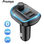 Transmetteur fm bluetooth - kit main libre voiture - dual usb ports 5v / 3. 1a