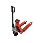 Transpalette peseur rouge 2t - fourches 1150x540mm - affichage par tranche de 500g - zf20n